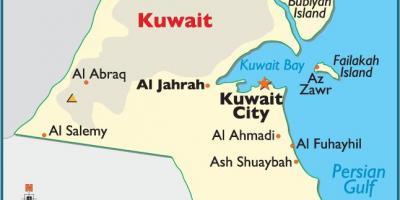 Kuwait complet mapa